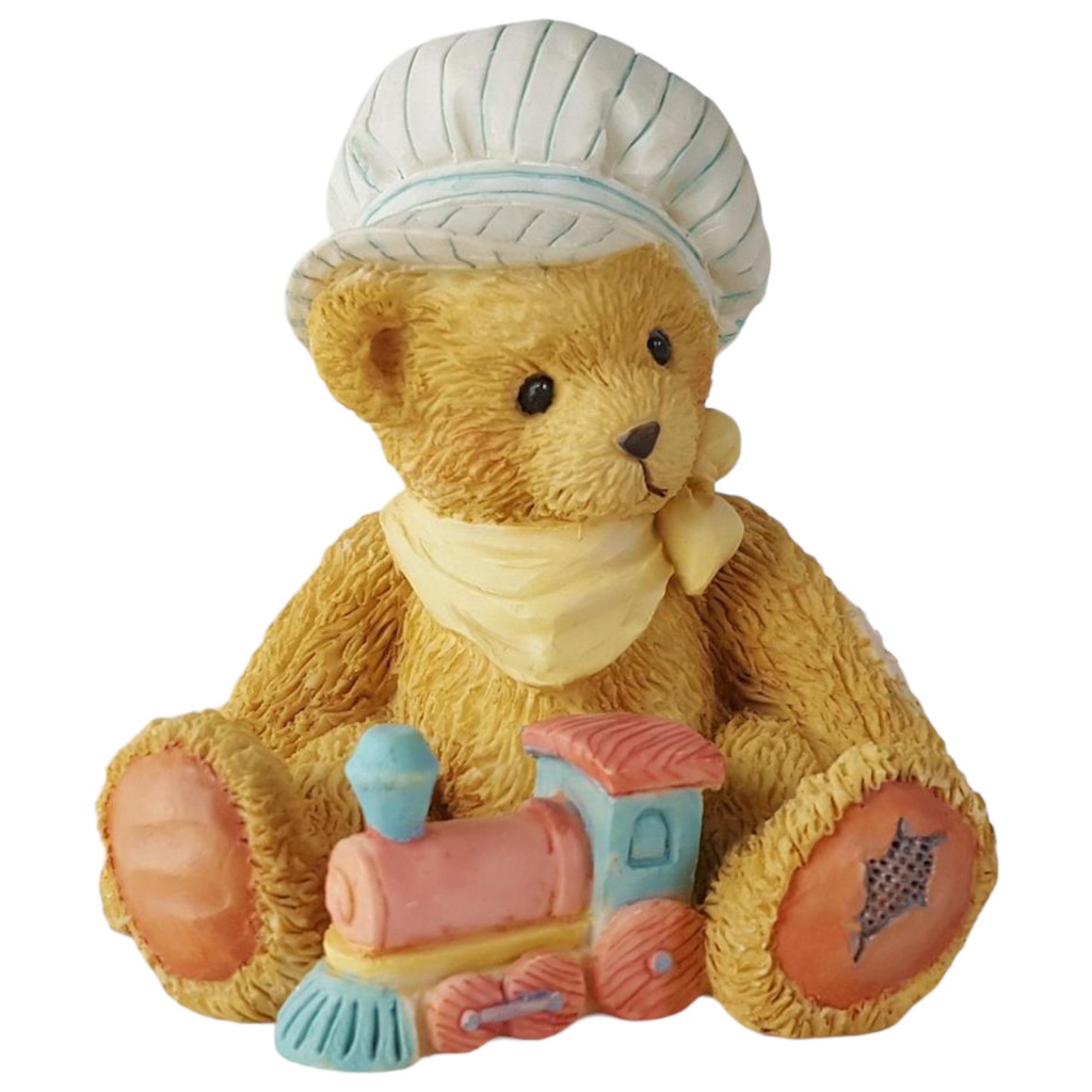 [45812886] Figur Cherished Teddies Thomas Chuggin' Along 1992 gebraucht - sehr gut