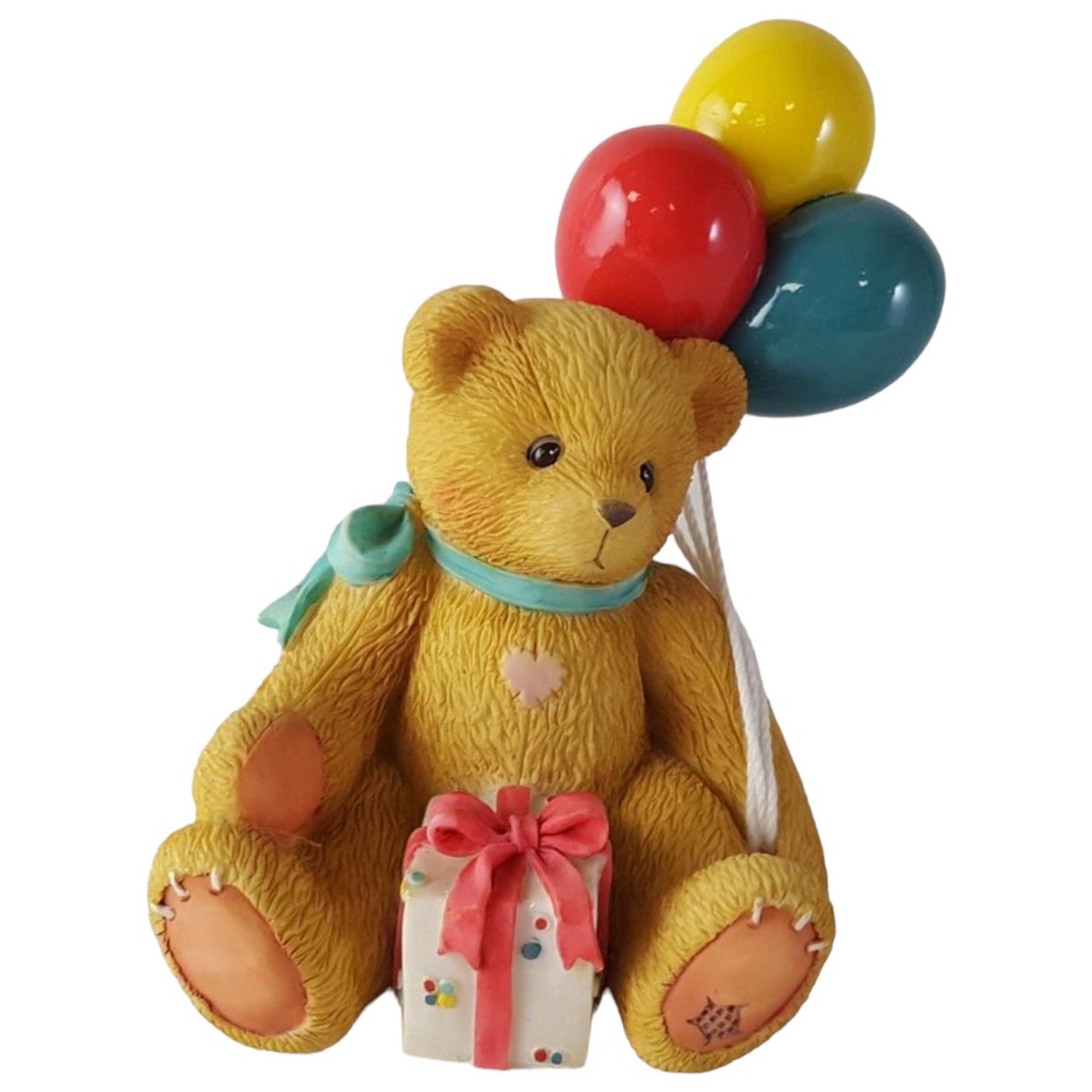Figur Cherished Teddies Nina Event Figurine Beary Happy Wishes 1996 gebraucht - sehr gut