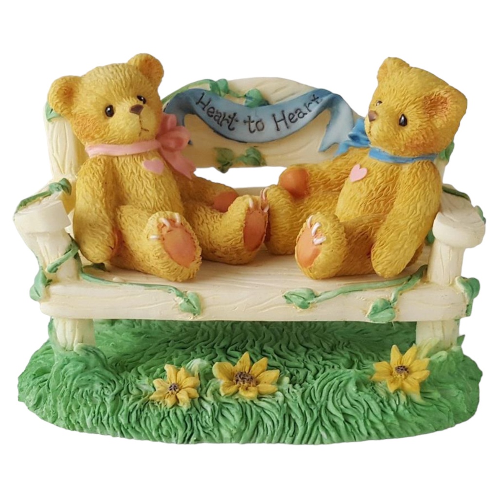 [45812909] Figur Cherished Teddies Verlobungsbank 1996 gebraucht - sehr gut