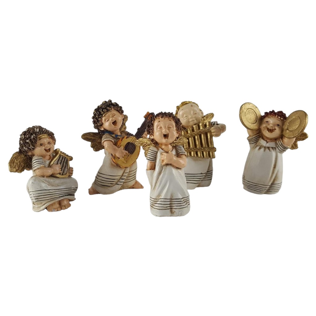 KMH 1995 Engel mit Musikinstrumenten Figur Sammelfiguren Set 5 tlg.