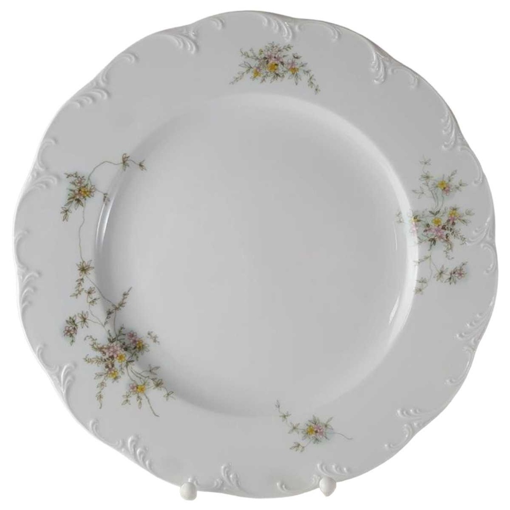 [45812925] Speiseteller Essteller 26 cm Rosenthal Monbijou grüne Ranke gebraucht - gut
