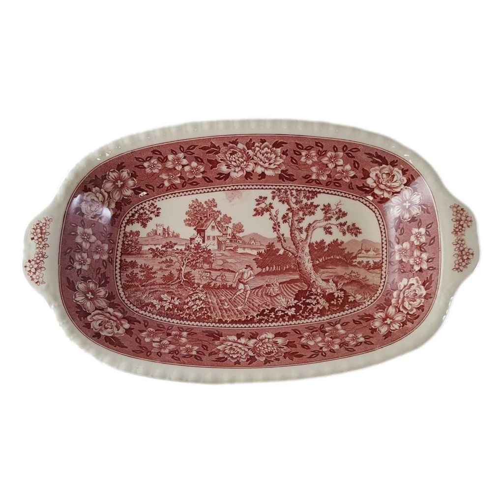 [45813024] Brotschale Villeroy & Boch Rusticana Rot gebraucht - gut