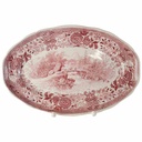 Fleischplatte 25x16,7 cm Villeroy & Boch Burgenland Rot gebraucht - gut