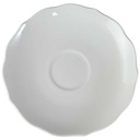 Untertasse für Tee 14 cm Hutschenreuther Maria Theresia Weiß gebraucht - sehr gut