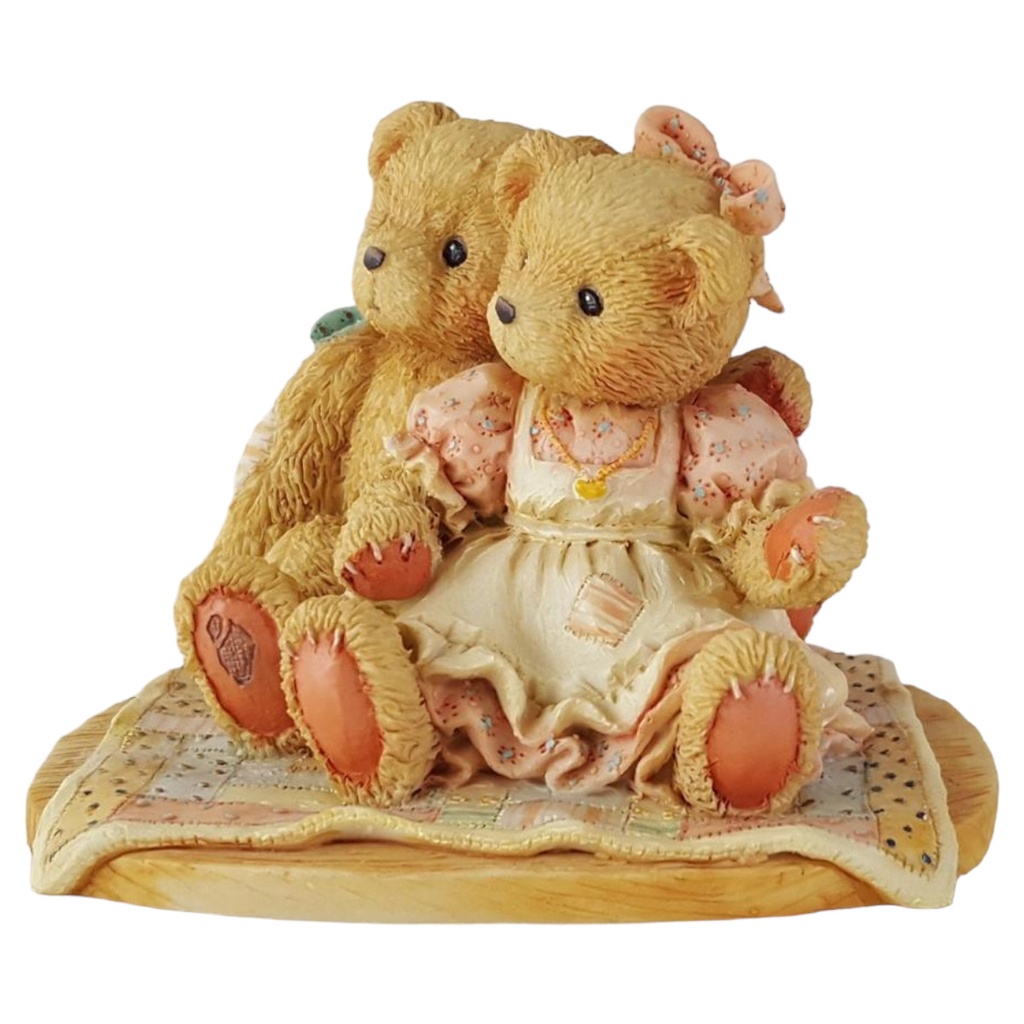[45813038] Figur Cherished Teddies Nathaniel & Nellie It´s Twice As Nice With You 1991 gebraucht - sehr gut