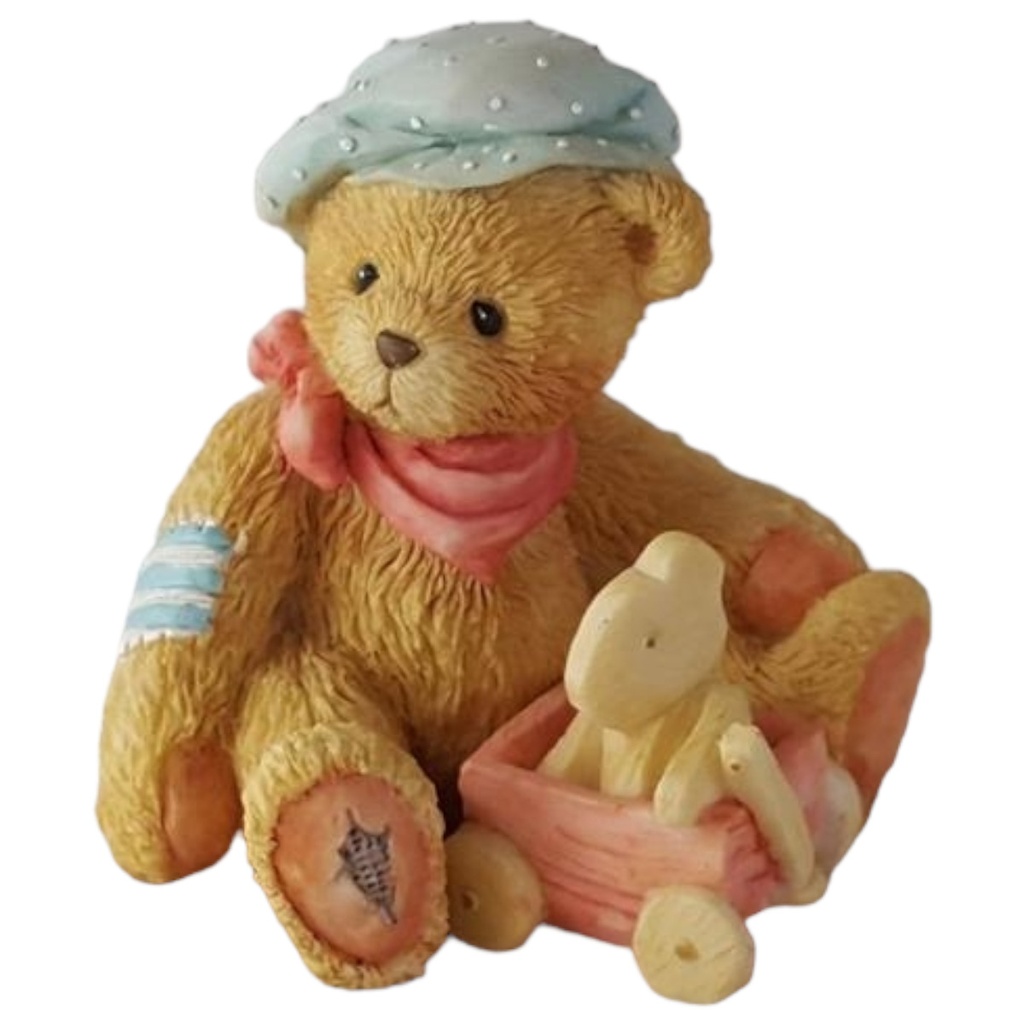 [45813064] Figur Cherished Teddies Harrison We're Going Places 1992 gebraucht - sehr gut