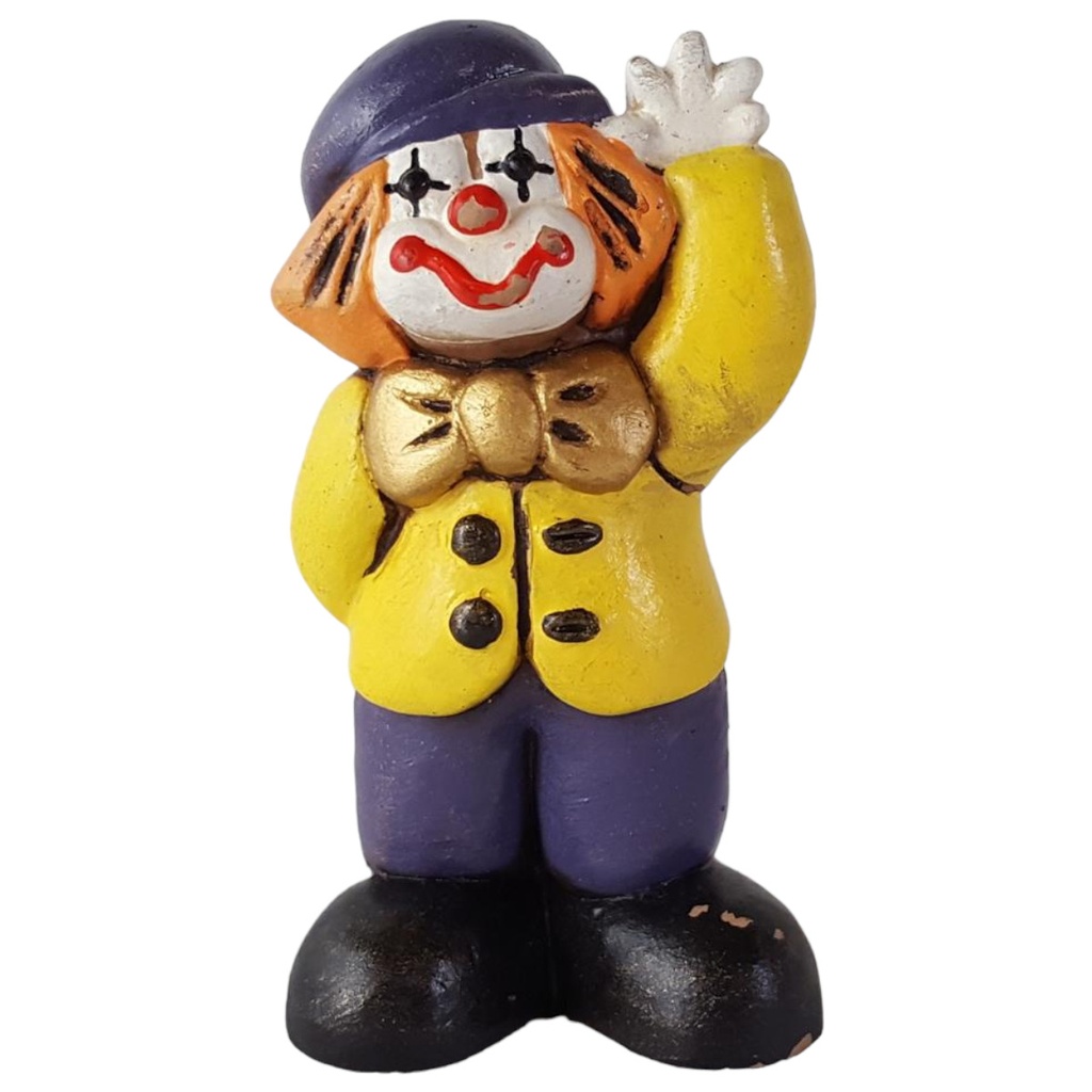 Original Thun Bozen Italy Keramik Figur Skulptur Figürchen Clown H 11 cm