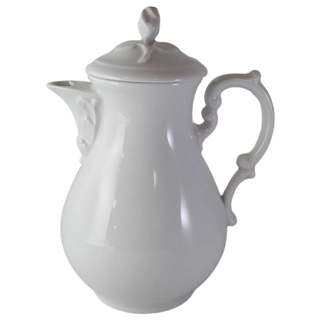 Kaffeekanne Kanne 1 L Hutschenreuther Maria Theresia Weiß gebraucht - sehr gut