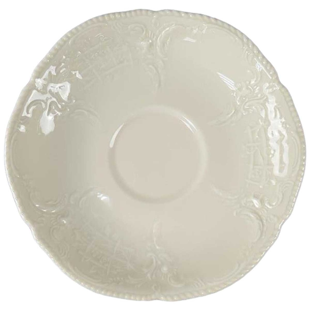 Untertasse für Tee 14,3 cm Rosenthal Sanssouci Elfenbeinfarben Elfenbein