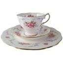 Kaffeegedeck 3tlg Royal Kent Rosendekor gebraucht - sehr gut