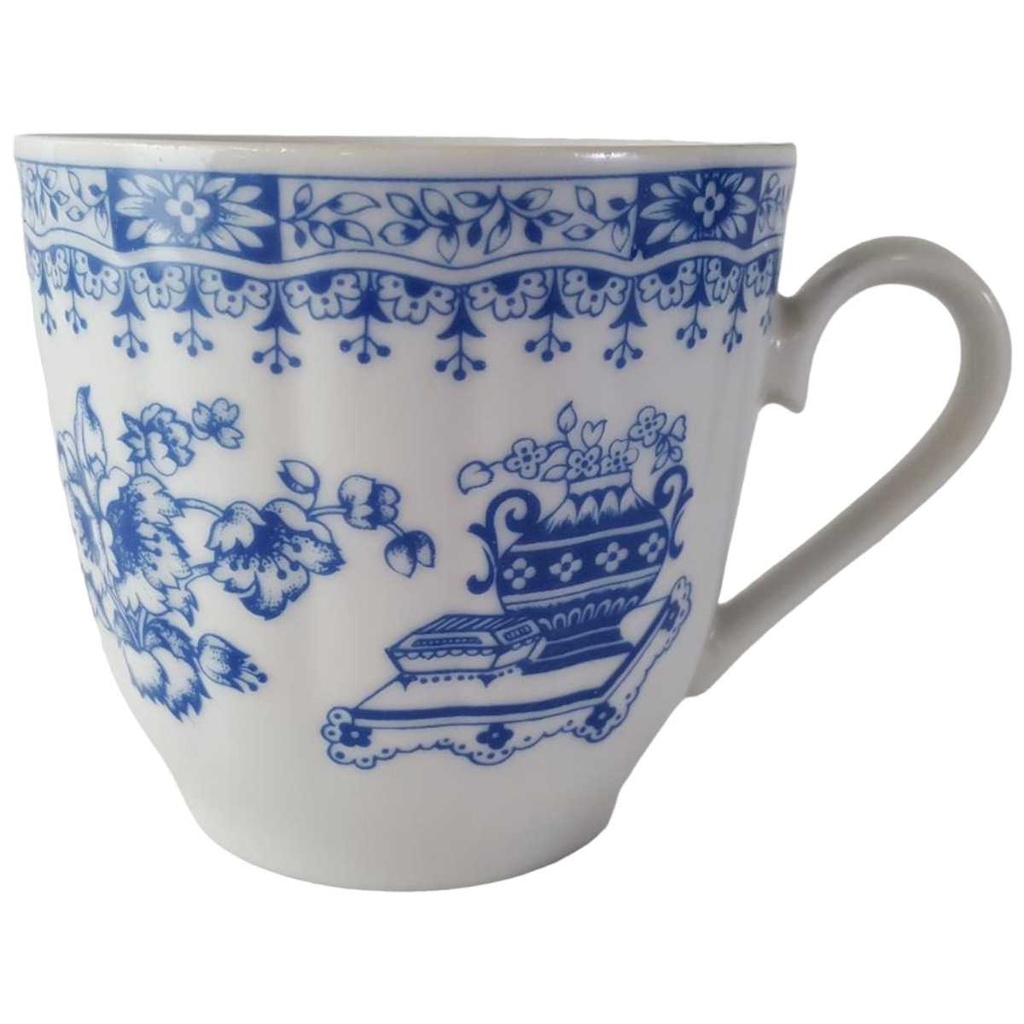 [45813139] Kaffeetasse Tasse Graf von Henneberg China Blau gebraucht - sehr gut