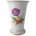 Blumenvase 14,3 cm Meissen Blumendekor Blumen gebraucht - neuwertig
