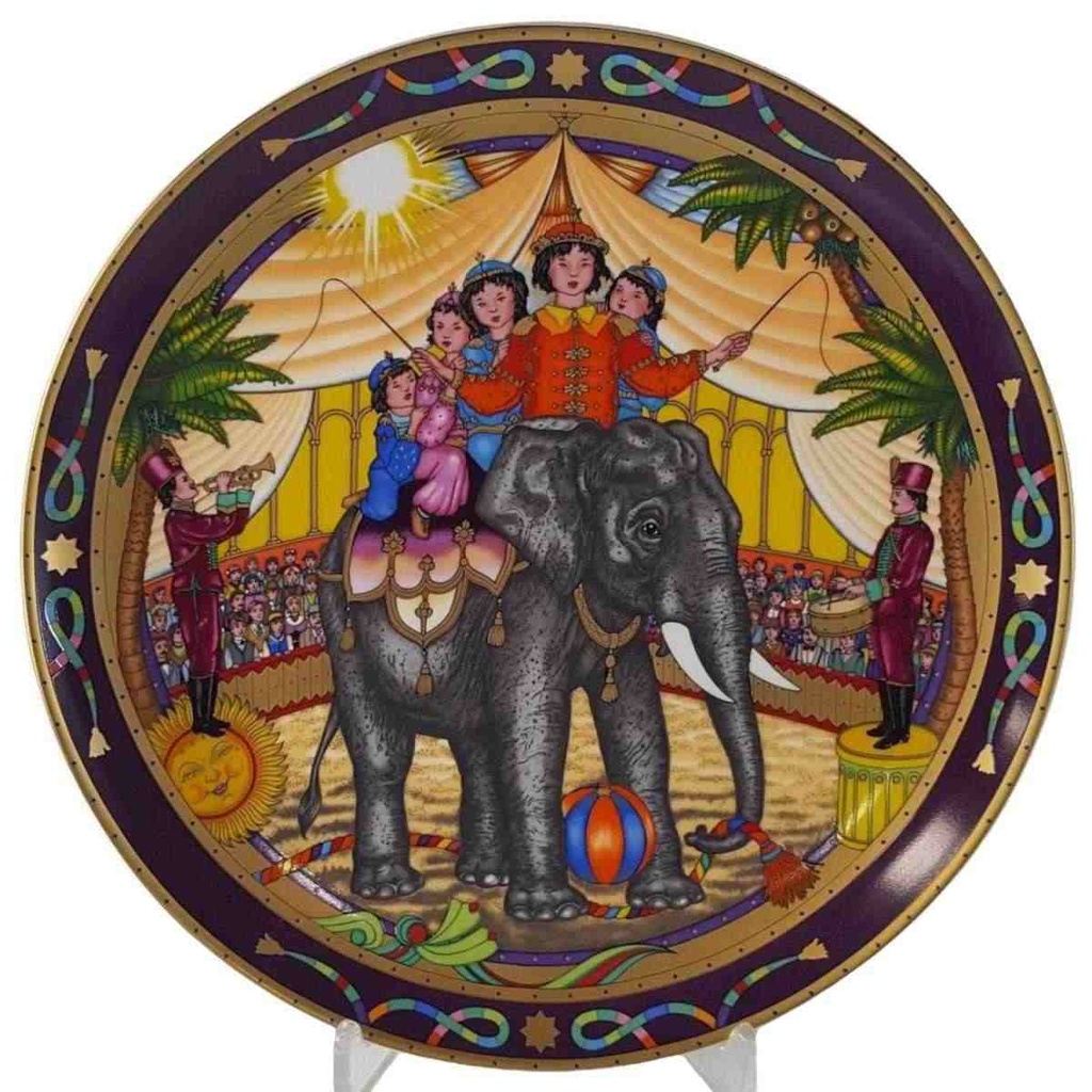 [45813153] Wandteller Villeroy & Boch Heinrich Zauberwelt der Manege gebraucht - sehr gut