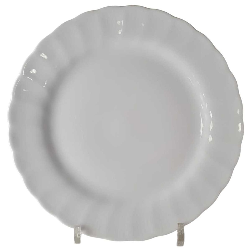 [45813175] Speiseteller Essteller 24,5 cm Winterling Weiß gebraucht - gut