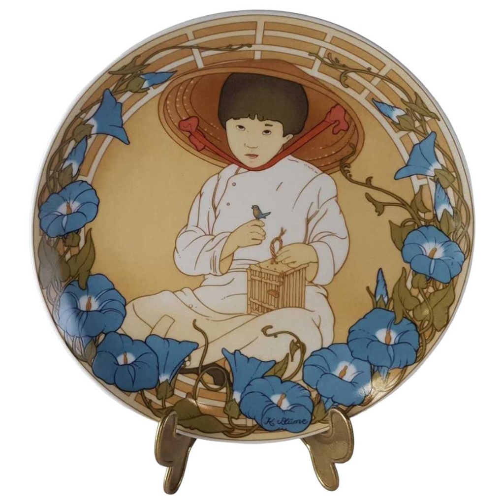 [45813180] Wandteller Villeroy & Boch Heinrich Kinder der Welt Unicef Nr. 2 gebraucht - sehr gut