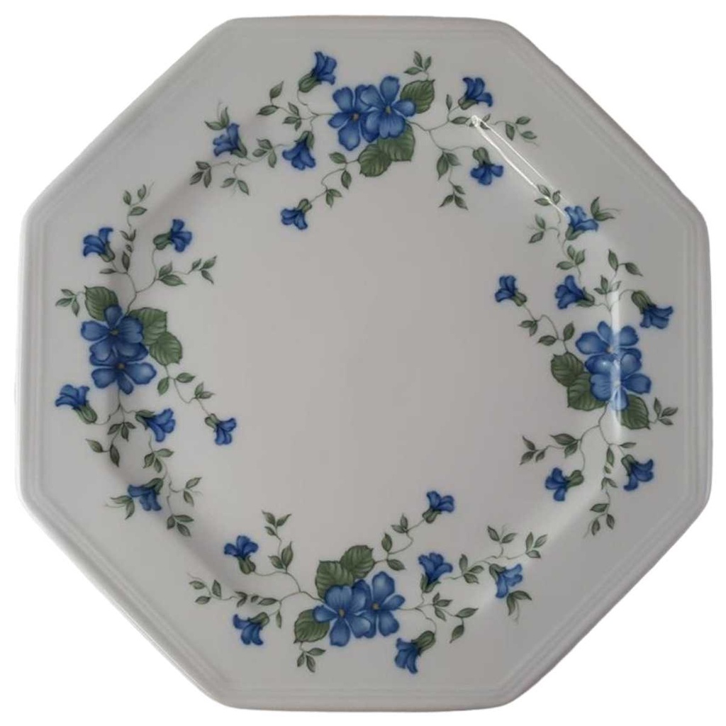 Speiseteller Essteller 27 cm Villeroy & Boch Gallo Leonardo Marie Claire Veilchenblüten gebraucht - gut