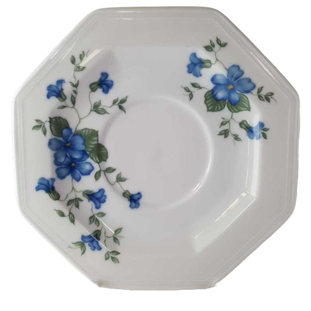 Untertasse für Suppe 18 cm Villeroy & Boch Gallo Leonardo Marie Claire Veilchenblüten gebraucht - sehr gut