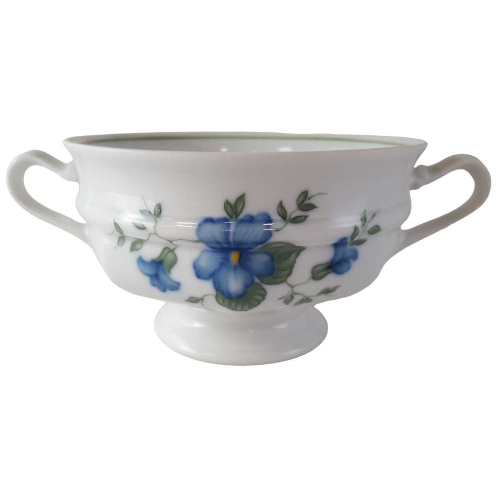 Suppentasse Villeroy & Boch Gallo Leonardo Marie Claire Veilchenblüten gebraucht - sehr gut
