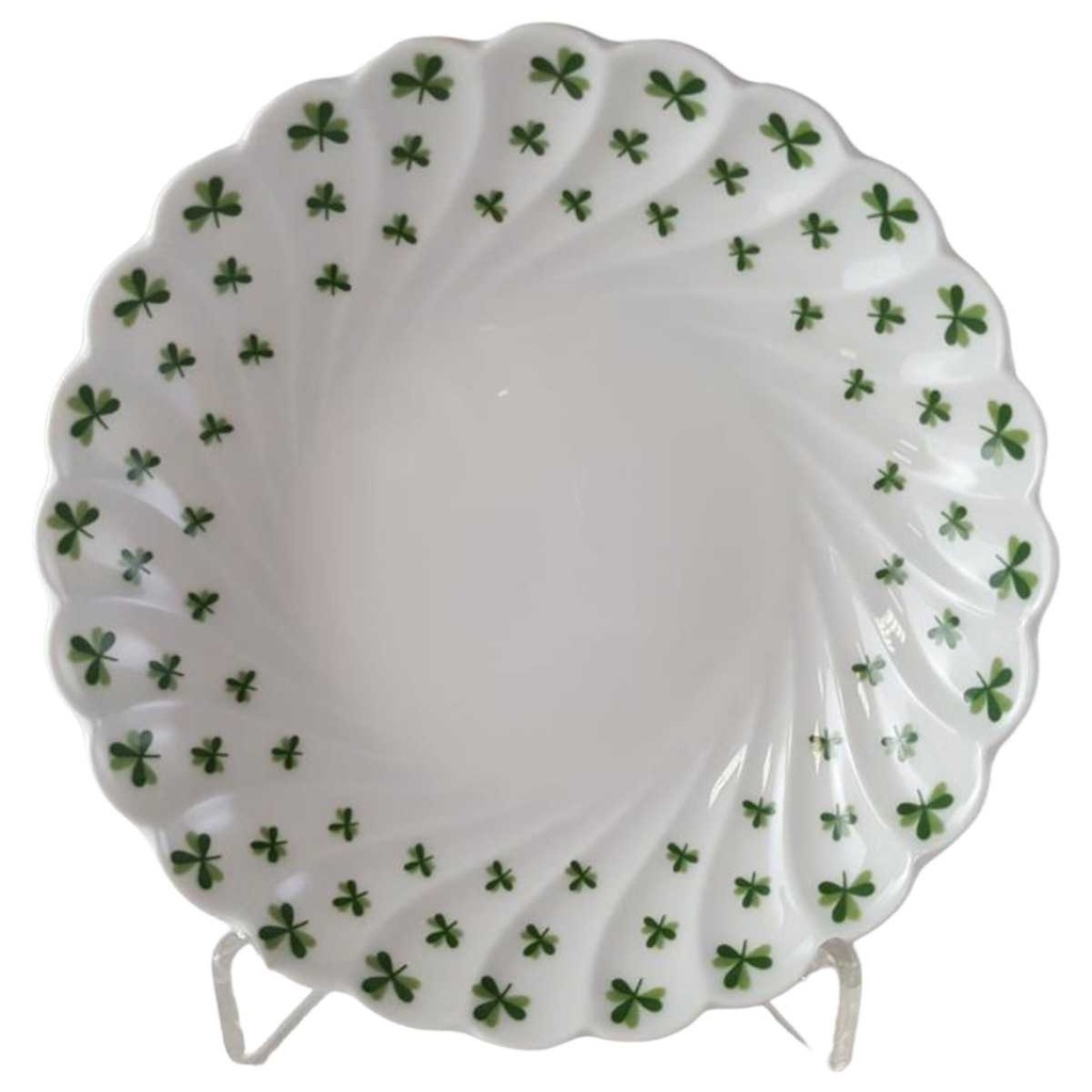 Dessertschale 13 cm Haviland Limoges Torse Trefle Vert Kleeblatt gebraucht - sehr gut