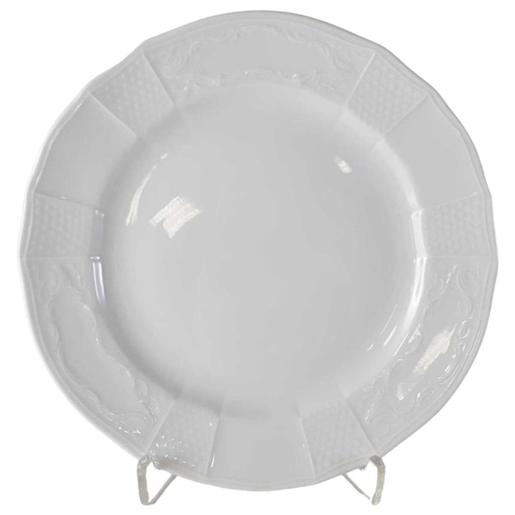 Brotteller 16 cm Fürstenberg Solitude Weiß gebraucht - gut