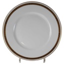 Speiseteller Essteller 25,3 cm Hutschenreuther Hohenberg Dekor Schwarz Gold gebraucht - gut