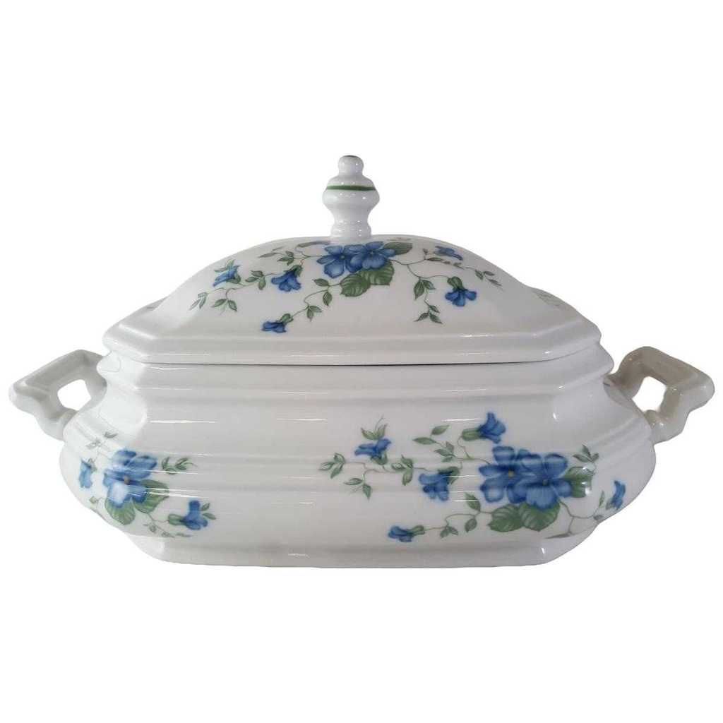 [45813241] Ragoutterrine 2,4 L Villeroy & Boch Gallo Leonardo Marie Claire Veilchenblüten gebraucht - akzeptabel