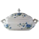 Ragoutterrine 2,4 L Villeroy & Boch Gallo Leonardo Marie Claire Veilchenblüten gebraucht - akzeptabel