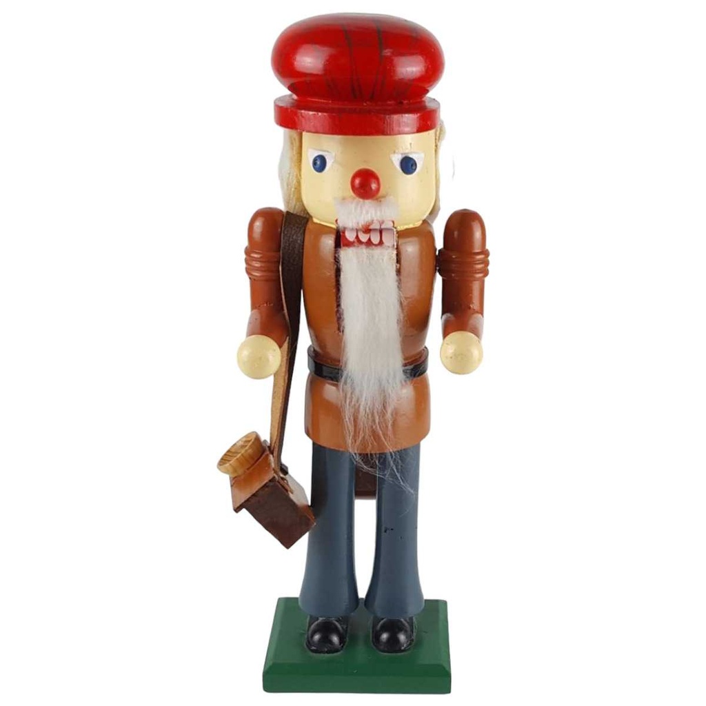 [458132861] Nussknacker Holzfigur Musiker H 33 cm