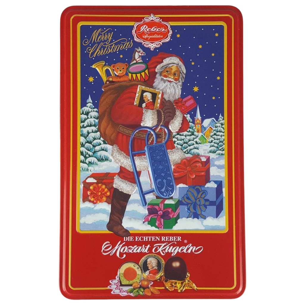 [458132929] Reber Mozartkugeln Dose Blechdose Geschenkbox Weihnachten leer 22x13,5 cm