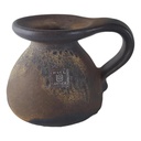 Kiel Atelier Keramik Vase mit Henkel Henkelvase handarbeit H 10 D 12,1 cm