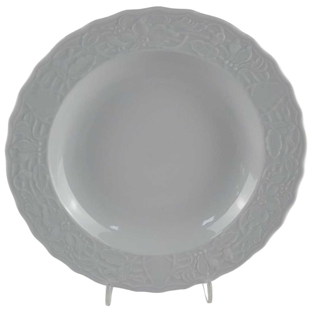 [458132949] Suppenteller 22,5 cm Mitterteich Princess Weiß gebraucht - gut