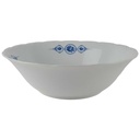 Schale 22,3 cm Mitterteich blau Rosen gebraucht - gut