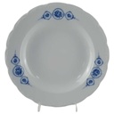 Suppenteller 22,7 cm Mitterteich blau Rosen gebraucht - gut