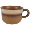 Kaffeetasse Tasse Gerz Dekor graubraun Gerzit braun