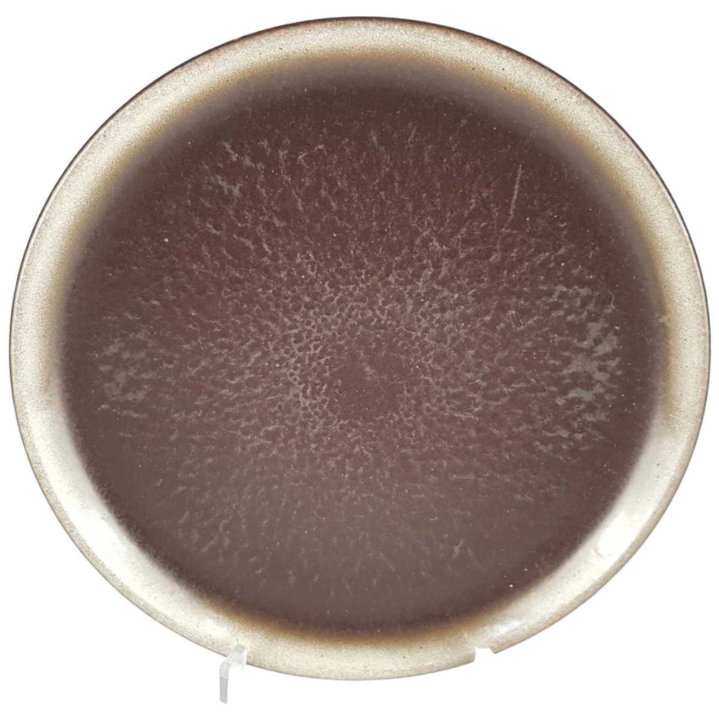 Kuchenteller Dessertteller 19,8 cm Staffel Stoneware braun gebraucht - akzeptabel
