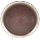 Kuchenteller Dessertteller 19,8 cm Staffel Stoneware braun gebraucht - akzeptabel