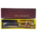Brush & Shoehorn Set Schuhlöffel Bürste Antelope Kopf 2 tlg Japan