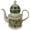 Kaffeekanne 1,2 L Winterling Marktleuthen Blumenmotiv grün gebraucht - sehr gut