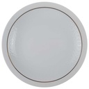 Kuchenteller Dessertteller Goldrand 20 cm AK Kaiser Porzellan Form 40 Reliefdekor Weiß gebraucht - gut