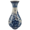 Blumenvase Handarbeit 29,5 cm Delfts Blauw Blumen gebraucht - gut