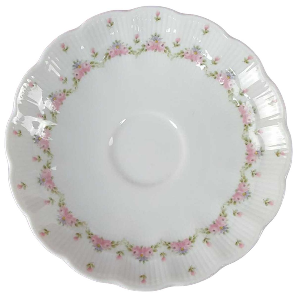 [458133297] Untertasse für Kaffee 14,3 cm AK Kaiser Porzellan Romantica Marseille gebraucht - gut