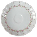 Untertasse für Kaffee 14,3 cm AK Kaiser Porzellan Romantica Marseille gebraucht - gut