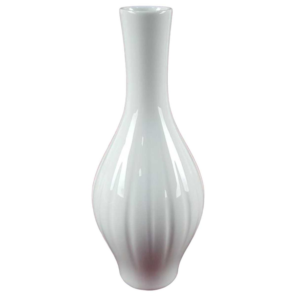 Vase Blumenvase 19,9 cm Edelstein Bavaria Weiß gebraucht - gut