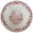 Schüssel 21 cm Myott Country Life Rot gebraucht - gut