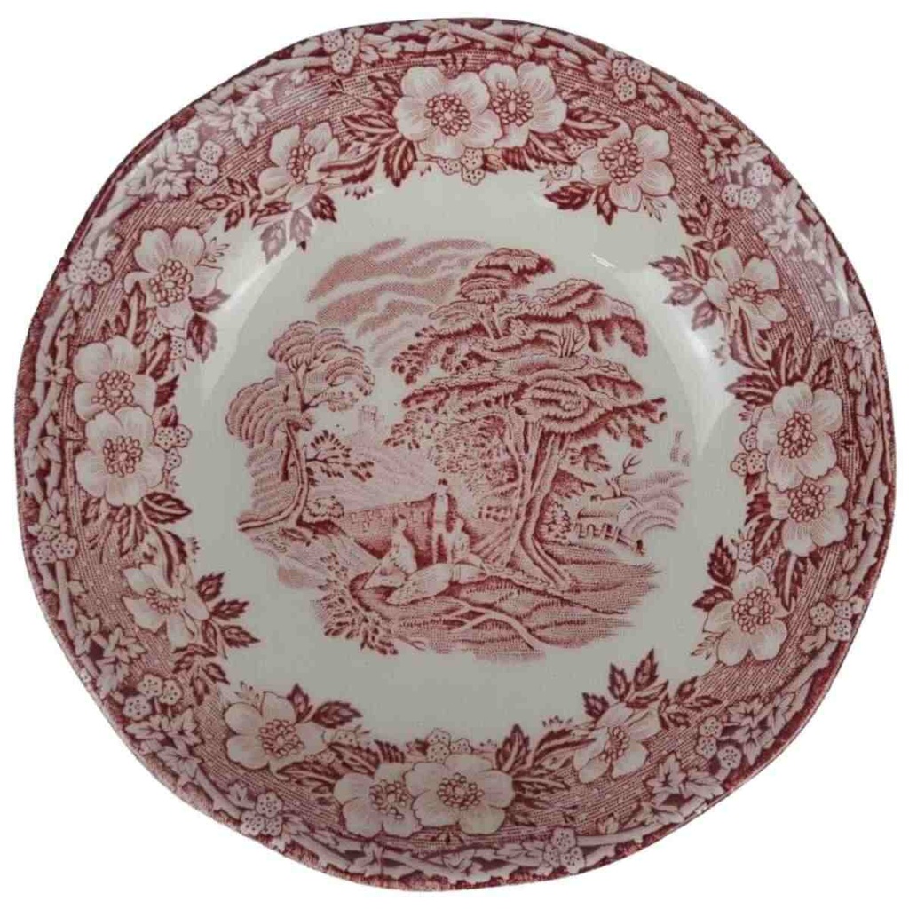 Dessertschale Enoch Wedgwood Woodland Rot