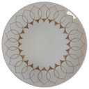 Kuchenteller 19 cm Rosenthal Lotus Goldsilhouette Björn Wiinblad gebraucht - gut