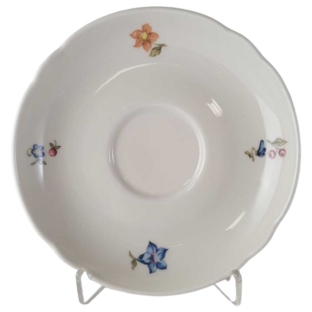 Untertasse für Kaffee 14,4 cm Seltmann Weiden Marie Luise Streublume gebraucht - neuwertig