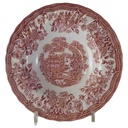 Suppenteller 22,2 cm Myott Tonquin Rot gebraucht - sehr gut