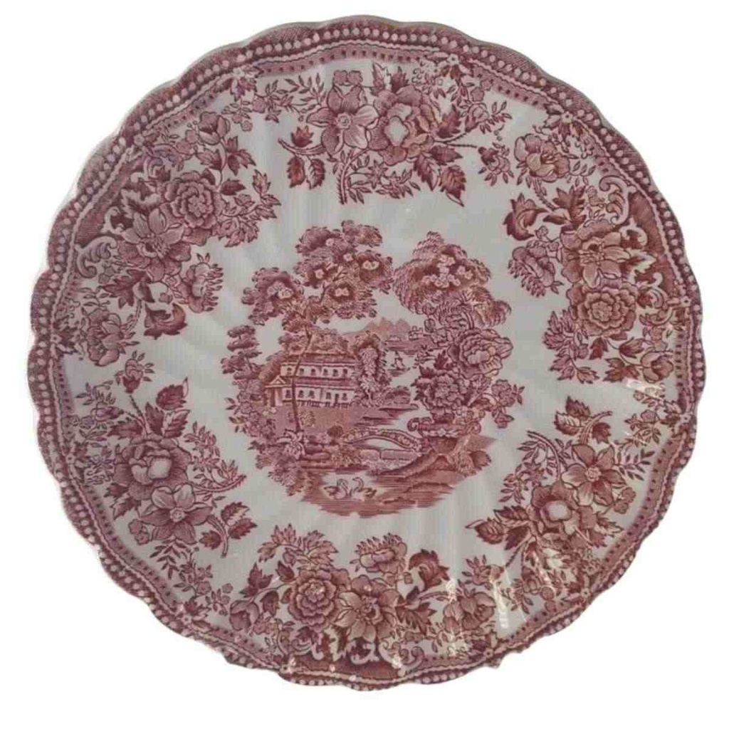 [45813424] Untertasse für Suppe 16,8 cm Myott Tonquin Rot gebraucht - sehr gut