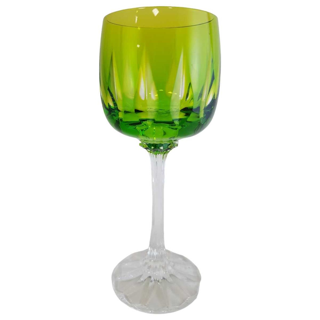 Weinglas Weinrömer Überfangglas Villeroy & Boch Grün Hellgrün gebraucht - sehr gut